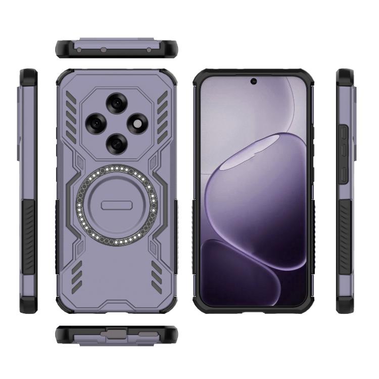 For OPPO F31 Pro 5G India Butterfly Armor MagSafe Magnetic Ring Shockproof Phone Case