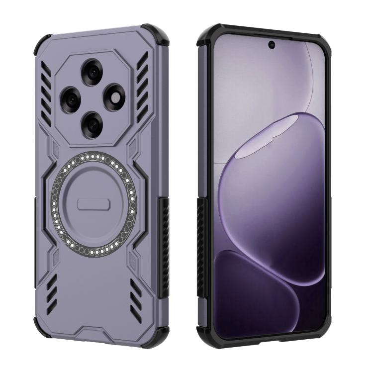 For OPPO F31 Pro 5G India Butterfly Armor MagSafe Magnetic Ring Shockproof Phone Case