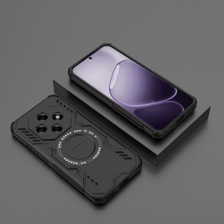 For OPPO F31 Pro 5G India Butterfly Armor MagSafe Magnetic Ring Shockproof Phone Case