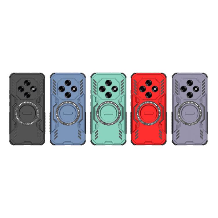 For OPPO F31 Pro 5G India Butterfly Armor MagSafe Magnetic Ring Shockproof Phone Case