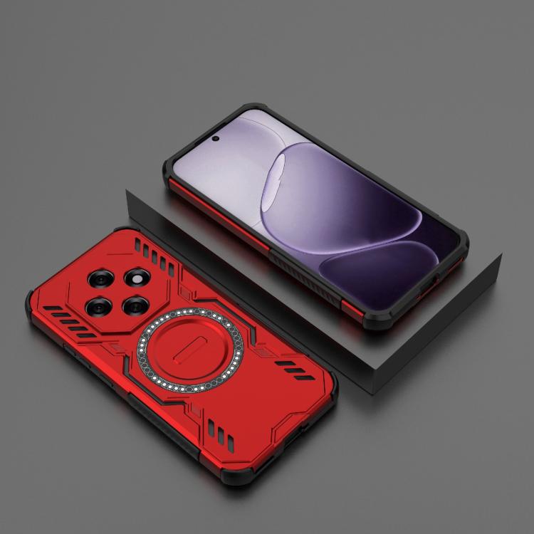 For OPPO F31 Pro 5G India Butterfly Armor MagSafe Magnetic Ring Shockproof Phone Case