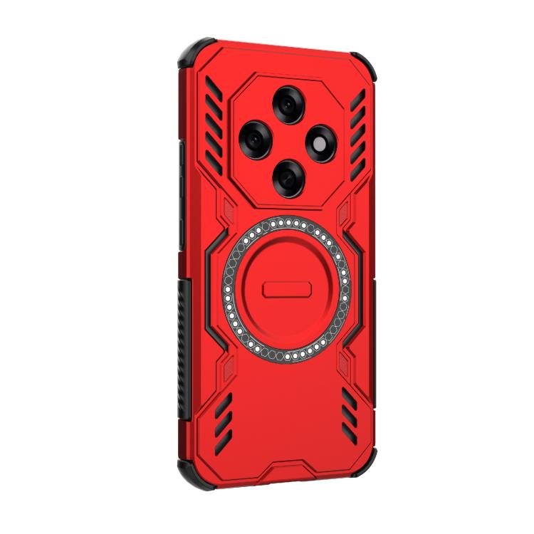 For OPPO F31 Pro 5G India Butterfly Armor MagSafe Magnetic Ring Shockproof Phone Case