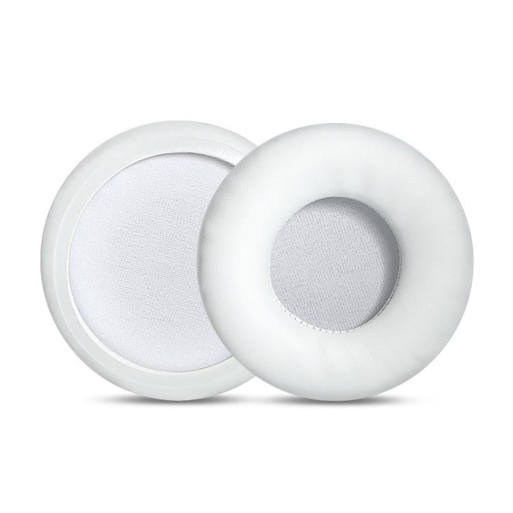 2pcs Sponge Earmuffs Replacement Earpads For ATH-AR3BT / AR3iS / AR1iS, Style:White Protein Leather