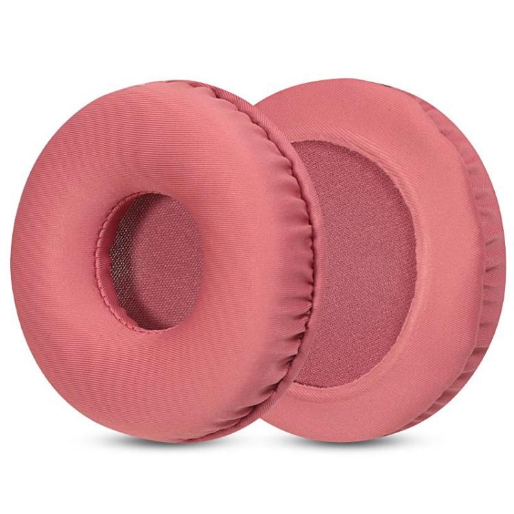 2pcs Sponge Earmuffs Replacement Earpads For ATH-AR3BT / AR3iS / AR1iS, Style:Pink Ice Silk Cloth