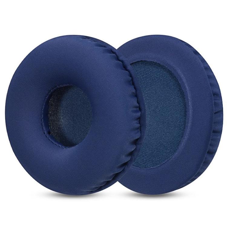 2pcs Sponge Earmuffs Replacement Earpads For ATH-AR3BT / AR3iS / AR1iS, Style:Blue Ice Silk Cloth