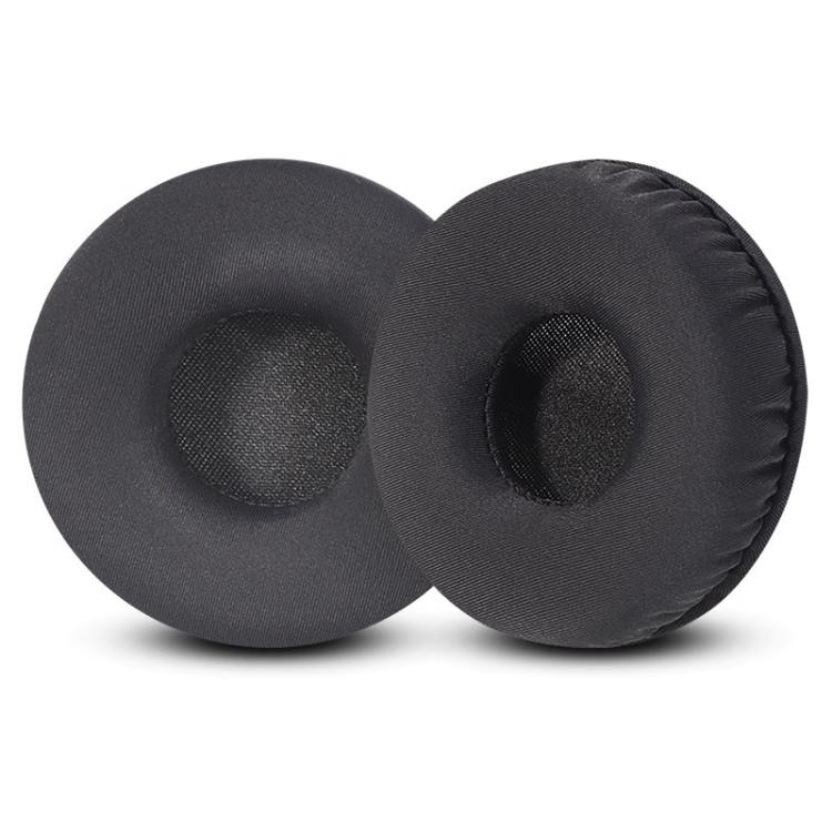 2pcs Sponge Earmuffs Replacement Earpads For ATH-AR3BT / AR3iS / AR1iS, Style:Black Ice Silk Cloth