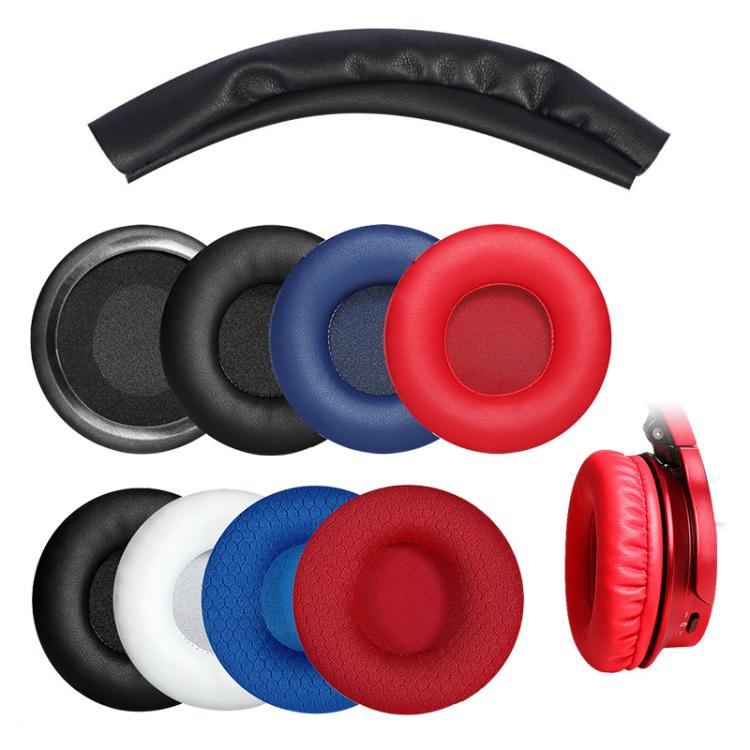 2pcs Sponge Earmuffs Replacement Earpads For ATH-AR3BT / AR3iS / AR1iS, Style:Blue Ice Silk Cloth