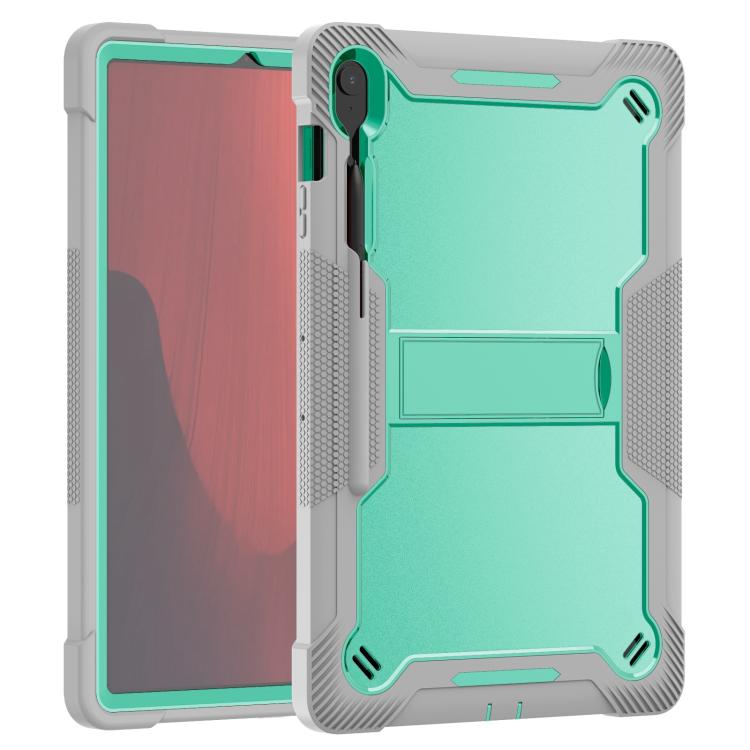 For Samsung Galaxy Tab S10 FE+ Shockproof Silicone Hybrid PC Tablet Case with Holder