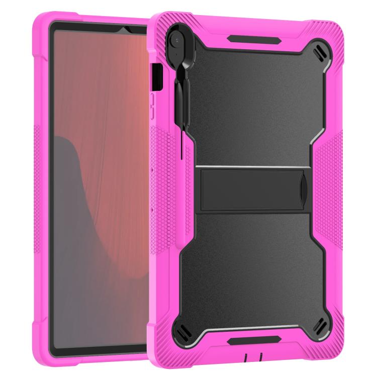 For Samsung Galaxy Tab S10 FE+ Shockproof Silicone Hybrid PC Tablet Case with Holder