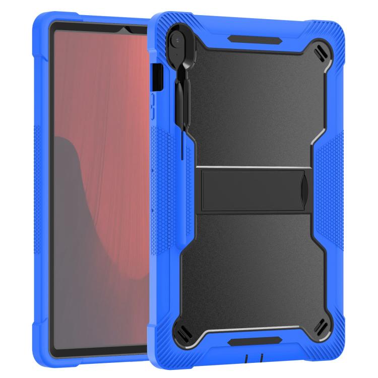 For Samsung Galaxy Tab S10 FE+ Shockproof Silicone Hybrid PC Tablet Case with Holder