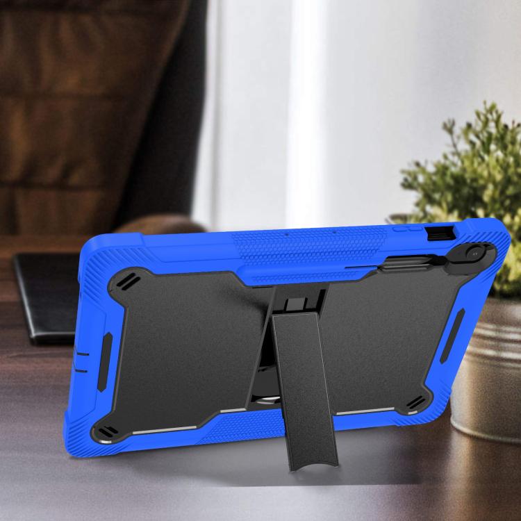 For Samsung Galaxy Tab S10 FE+ Shockproof Silicone Hybrid PC Tablet Case with Holder