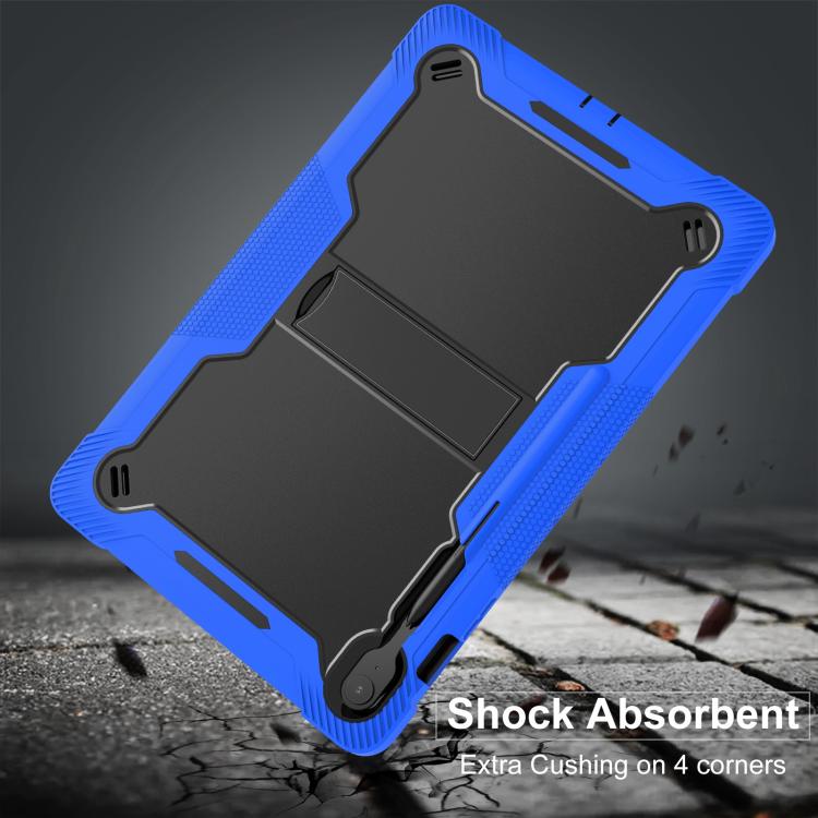 For Samsung Galaxy Tab S10 FE+ Shockproof Silicone Hybrid PC Tablet Case with Holder