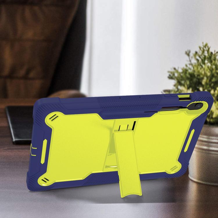 For Samsung Galaxy Tab S10 FE+ Shockproof Silicone Hybrid PC Tablet Case with Holder