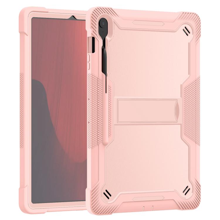 For Samsung Galaxy Tab S10 FE+ Shockproof Silicone Hybrid PC Tablet Case with Holder