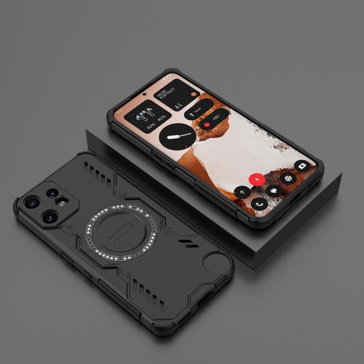 For Nothing CMF Phone 2 Pro 5G Global Butterfly Armor MagSafe Magnetic Ring Shockproof Phone Case