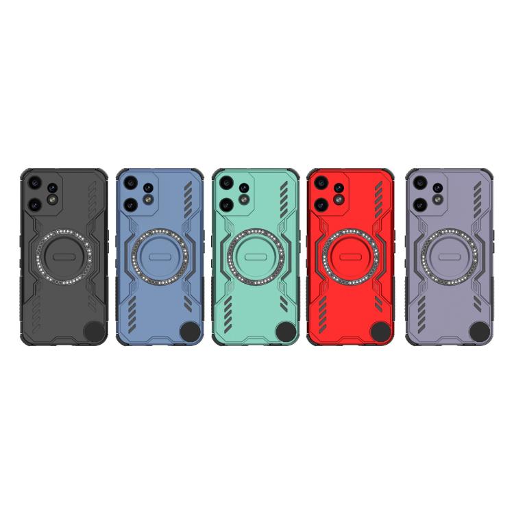 For Nothing CMF Phone 2 Pro 5G Global Butterfly Armor MagSafe Magnetic Ring Shockproof Phone Case