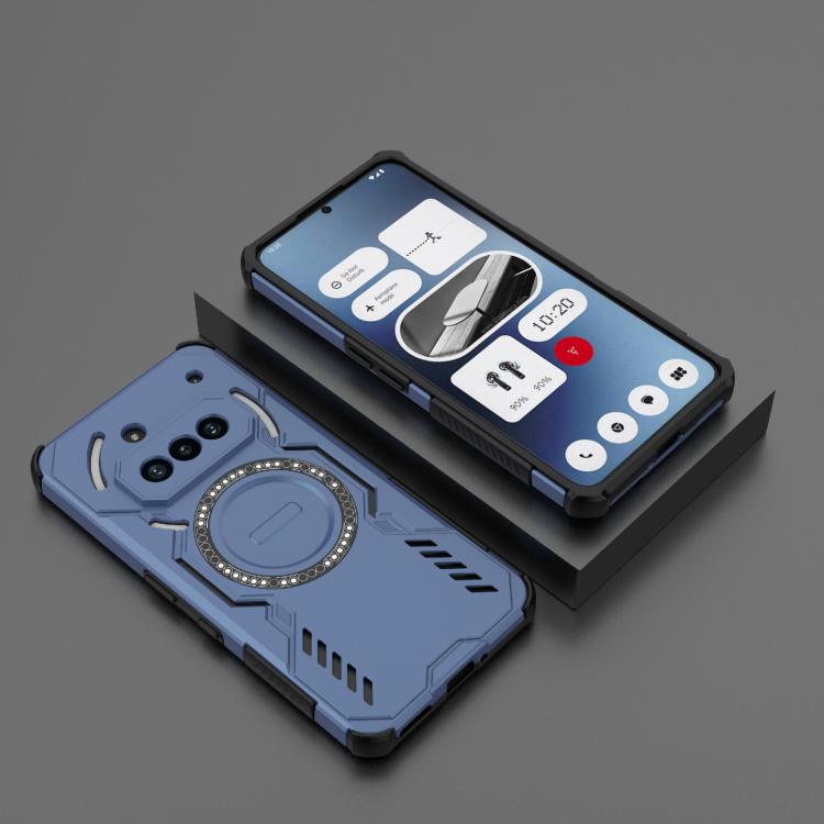 For Nothing Phone 3a Butterfly Armor MagSafe Magnetic Ring Shockproof Phone Case