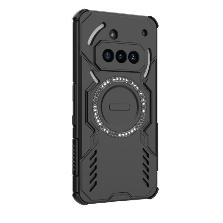 For Nothing Phone 3a Butterfly Armor MagSafe Magnetic Ring Shockproof Phone Case
