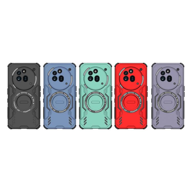 For Nothing Phone 3a Pro Butterfly Armor MagSafe Magnetic Ring Shockproof Phone Case