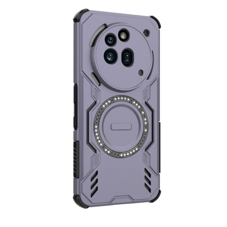 For Nothing Phone 3a Pro Butterfly Armor MagSafe Magnetic Ring Shockproof Phone Case