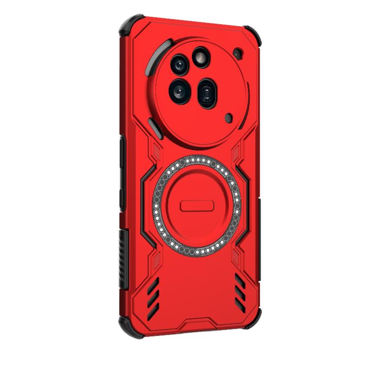 For Nothing Phone 3a Pro Butterfly Armor MagSafe Magnetic Ring Shockproof Phone Case