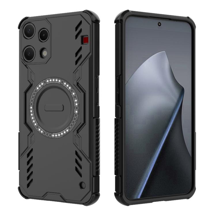 For Nothing Phone 3a Lite 5G Butterfly Armor MagSafe Magnetic Ring Shockproof Phone Case