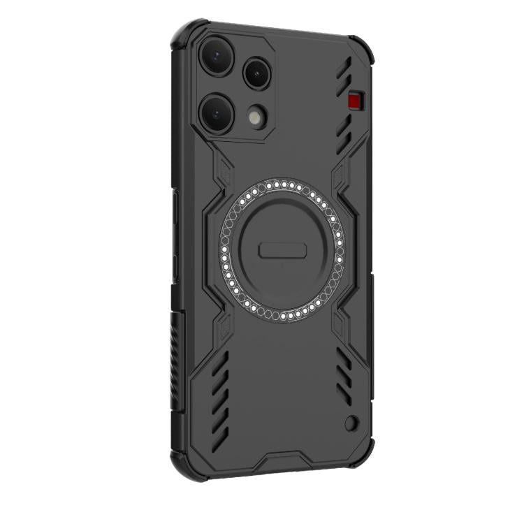 For Nothing Phone 3a Lite 5G Butterfly Armor MagSafe Magnetic Ring Shockproof Phone Case