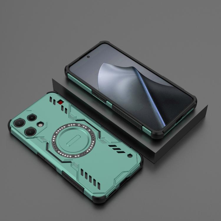 For Nothing Phone 3a Lite 5G Butterfly Armor MagSafe Magnetic Ring Shockproof Phone Case