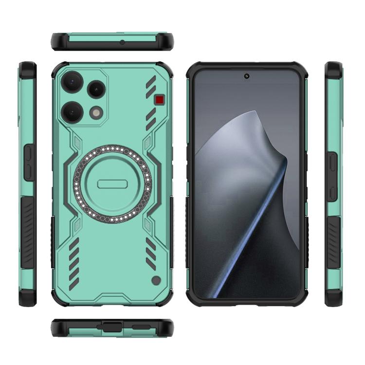 For Nothing Phone 3a Lite 5G Butterfly Armor MagSafe Magnetic Ring Shockproof Phone Case