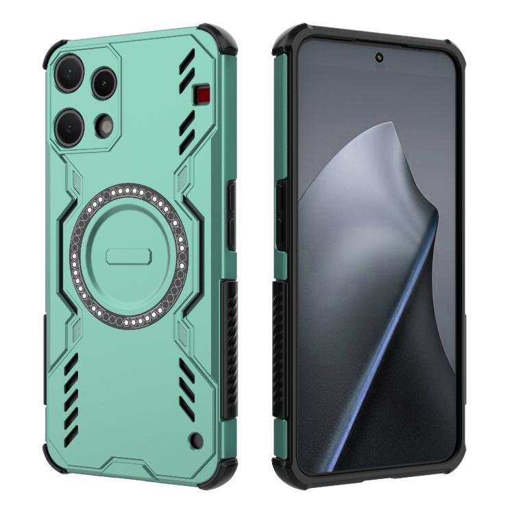 For Nothing Phone 3a Lite 5G Butterfly Armor MagSafe Magnetic Ring Shockproof Phone Case