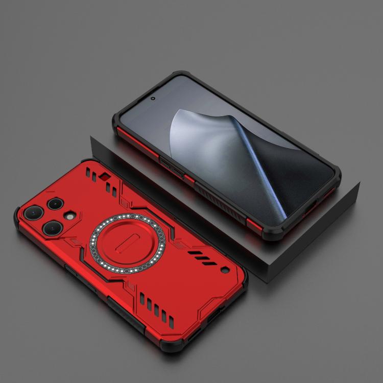 For Nothing Phone 3a Lite 5G Butterfly Armor MagSafe Magnetic Ring Shockproof Phone Case