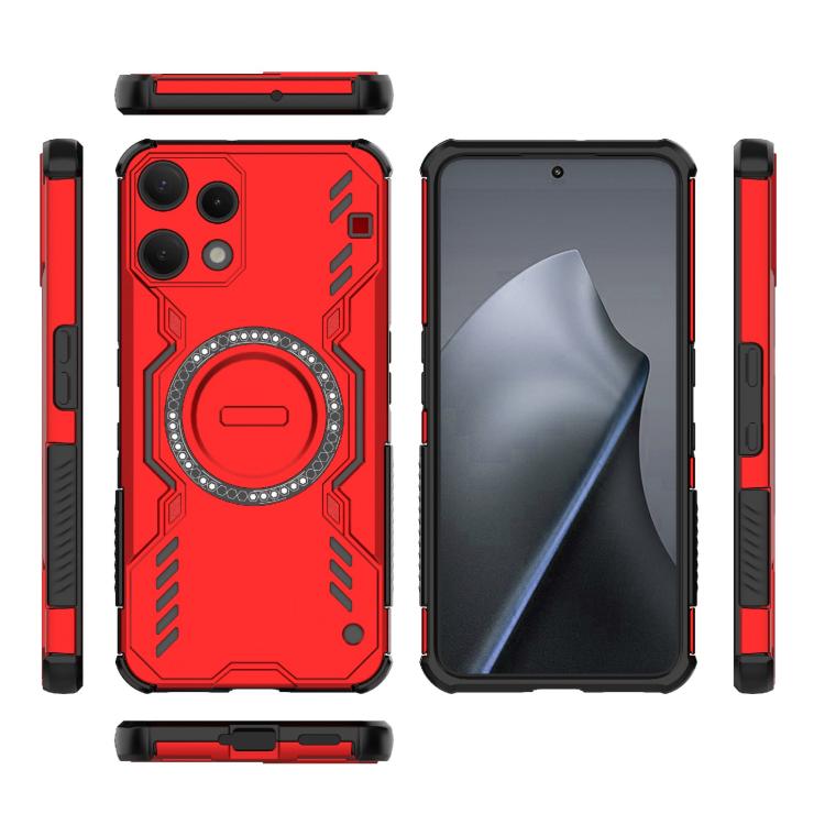 For Nothing Phone 3a Lite 5G Butterfly Armor MagSafe Magnetic Ring Shockproof Phone Case