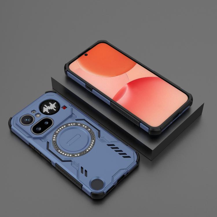 For Nothing Phone 4a Pro 5G Global Butterfly Armor MagSafe Magnetic Ring Shockproof Phone Case