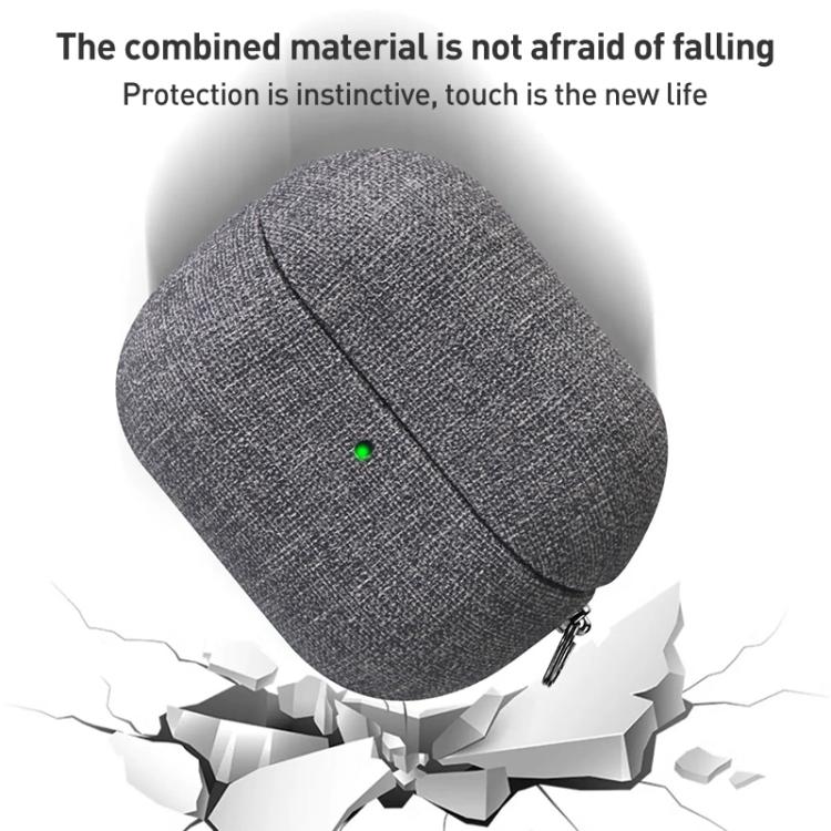 For Samsung Galaxy Buds3 / Buds3 Pro Fine Cloth Earphone Case with Hook