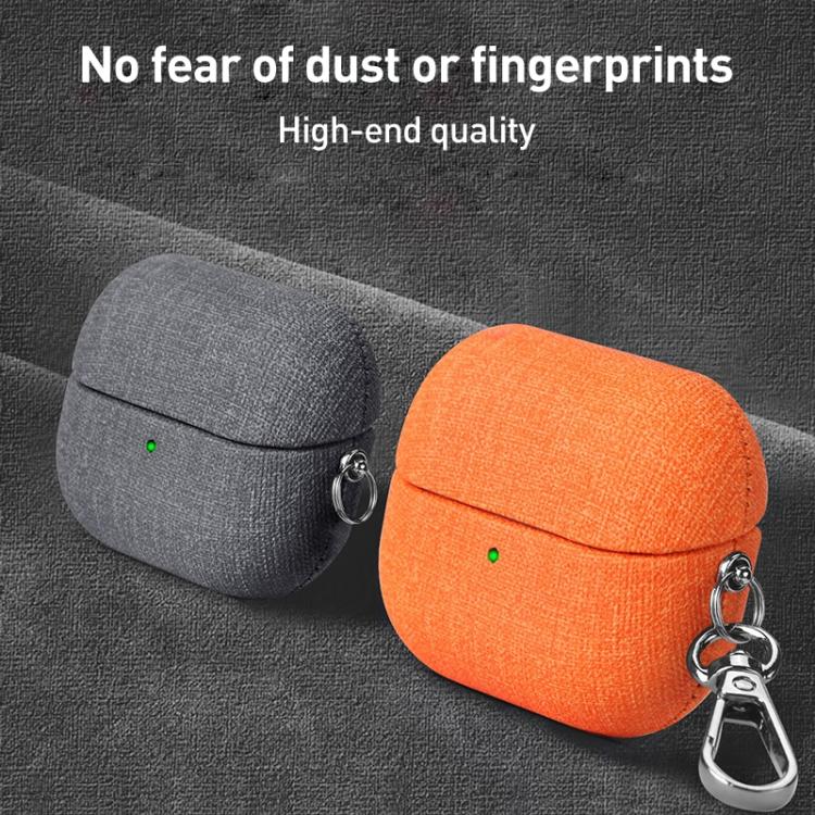 For Samsung Galaxy Buds3 / Buds3 Pro Fine Cloth Earphone Case with Hook