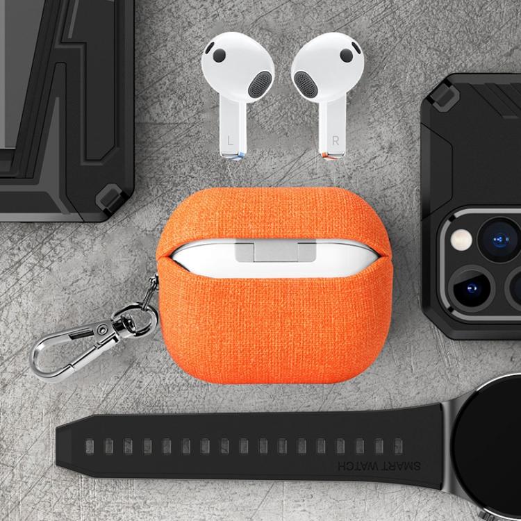 For Samsung Galaxy Buds3 / Buds3 Pro Fine Cloth Earphone Case with Hook