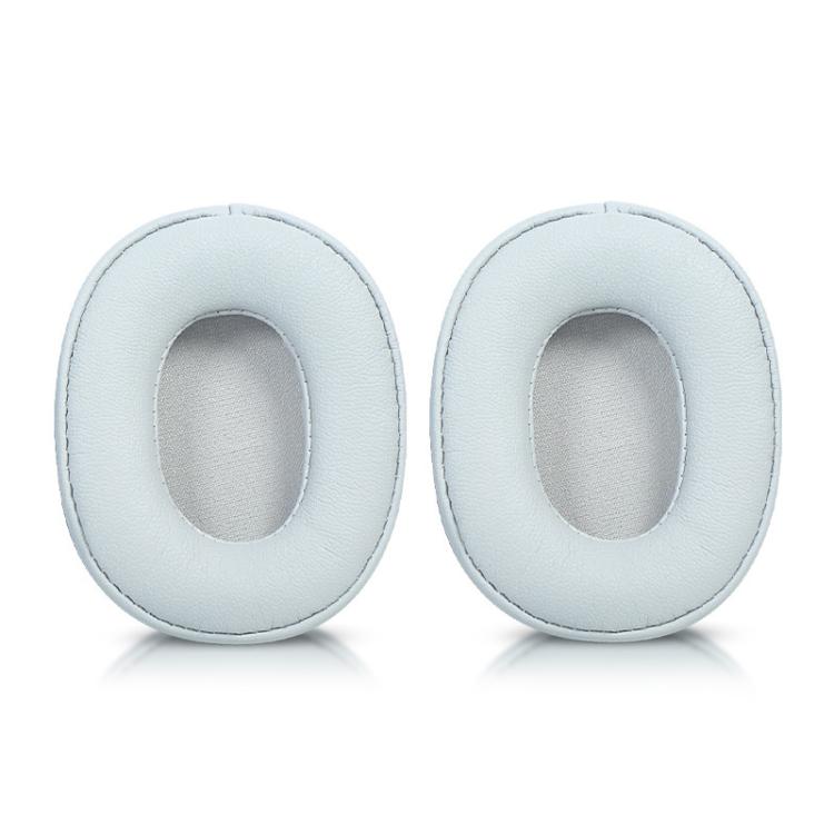2pcs Sponge Earmuffs Replacement Earpads For ATH-SR5 / SR5BT, Style:Grey Protein Leather