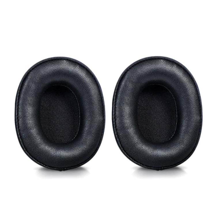 2pcs Sponge Earmuffs Replacement Earpads For ATH-SR5 / SR5BT, Style:Black Lambskin