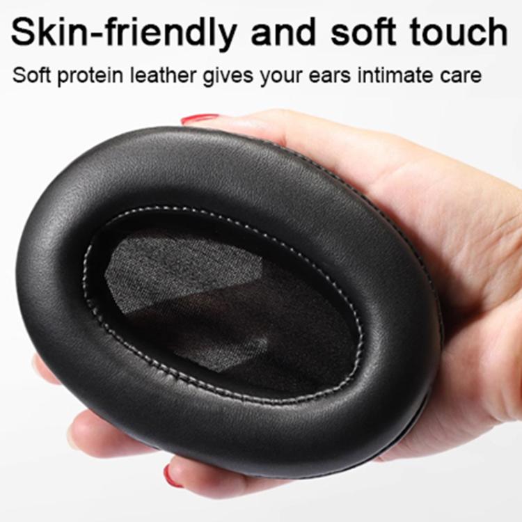 2pcs Flannel Slip-on Type Earphone Covers For Brainwavz HM5 - Black