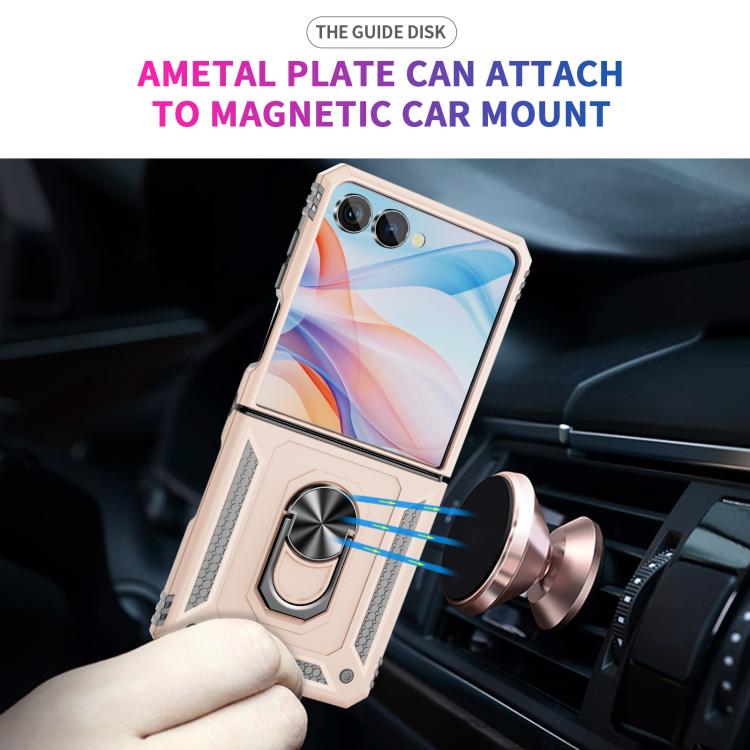 For Samsung Galaxy Z Flip7 5G Shockproof TPU + PC Phone Case with Holder