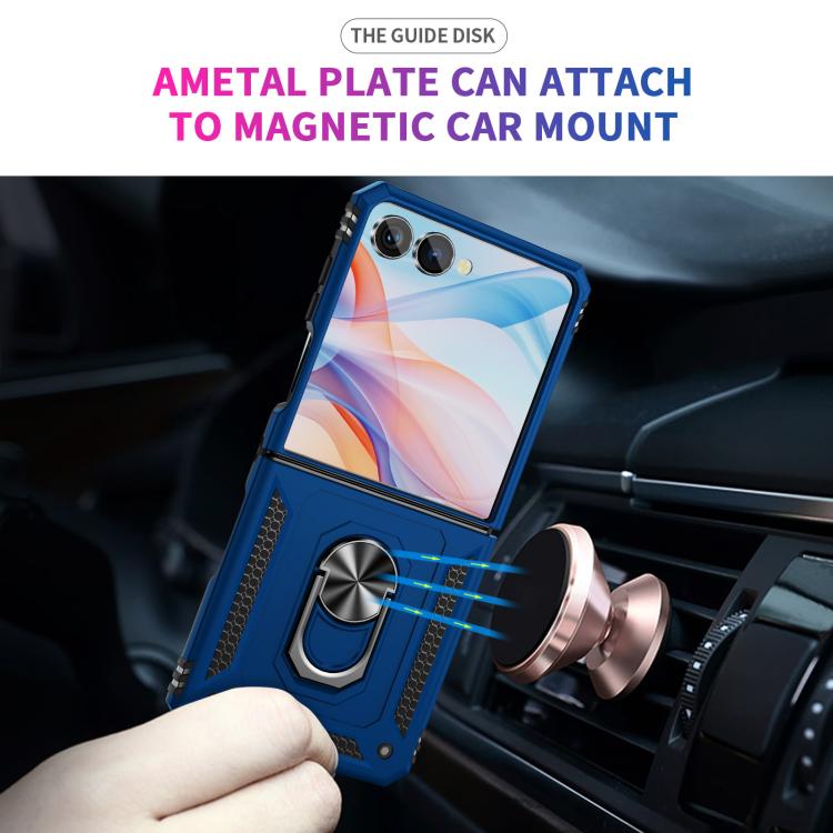 For Samsung Galaxy Z Flip7 5G Shockproof TPU + PC Phone Case with Holder