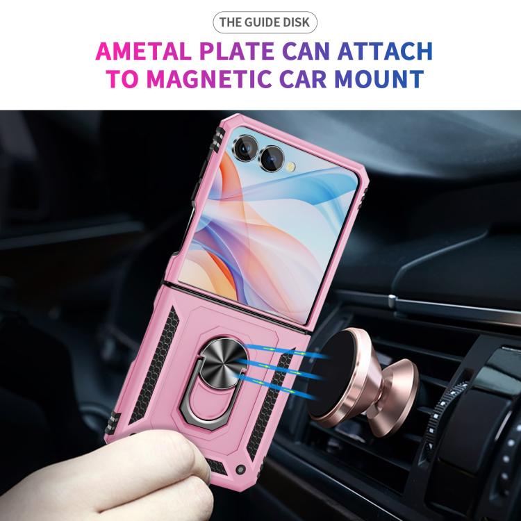 For Samsung Galaxy Z Flip7 5G Shockproof TPU + PC Phone Case with Holder