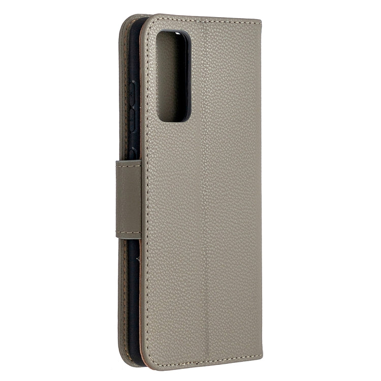 For Samsung Galaxy S20 FE 5G / S20 Lite Litchi Texture Pure Color Horizontal Flip PU Leather Case with Holder & Card Slots & Wallet & Lanyard