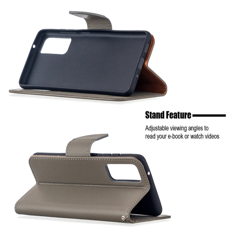 For Samsung Galaxy S20 FE 5G / S20 Lite Litchi Texture Pure Color Horizontal Flip PU Leather Case with Holder & Card Slots & Wallet & Lanyard