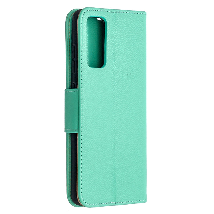 For Samsung Galaxy S20 FE 5G / S20 Lite Litchi Texture Pure Color Horizontal Flip PU Leather Case with Holder & Card Slots & Wallet & Lanyard