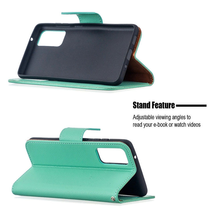 For Samsung Galaxy S20 FE 5G / S20 Lite Litchi Texture Pure Color Horizontal Flip PU Leather Case with Holder & Card Slots & Wallet & Lanyard