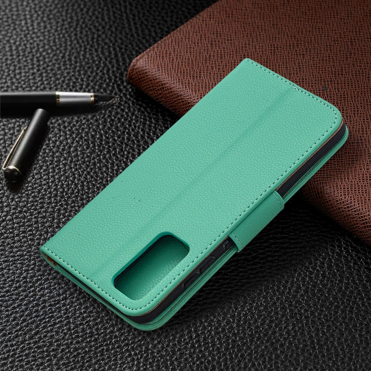 For Samsung Galaxy S20 FE 5G / S20 Lite Litchi Texture Pure Color Horizontal Flip PU Leather Case with Holder & Card Slots & Wallet & Lanyard