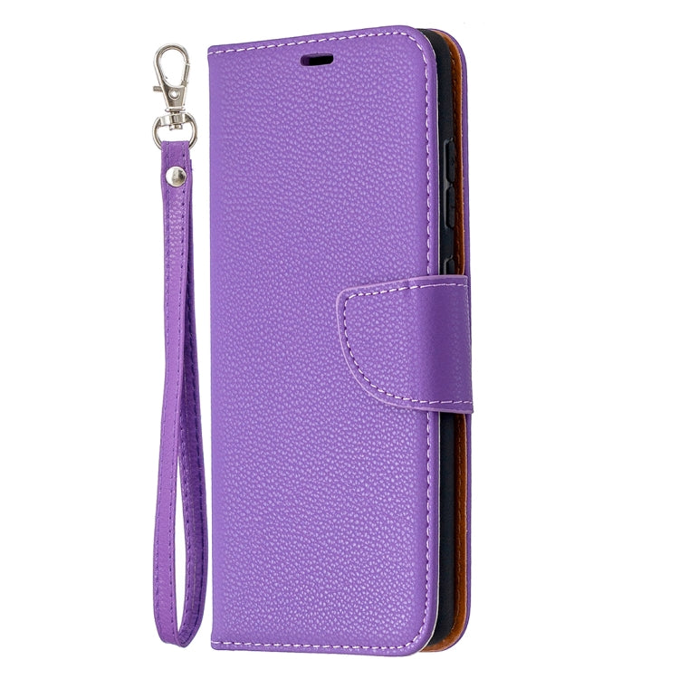 For Samsung Galaxy S20 FE 5G / S20 Lite Litchi Texture Pure Color Horizontal Flip PU Leather Case with Holder & Card Slots & Wallet & Lanyard