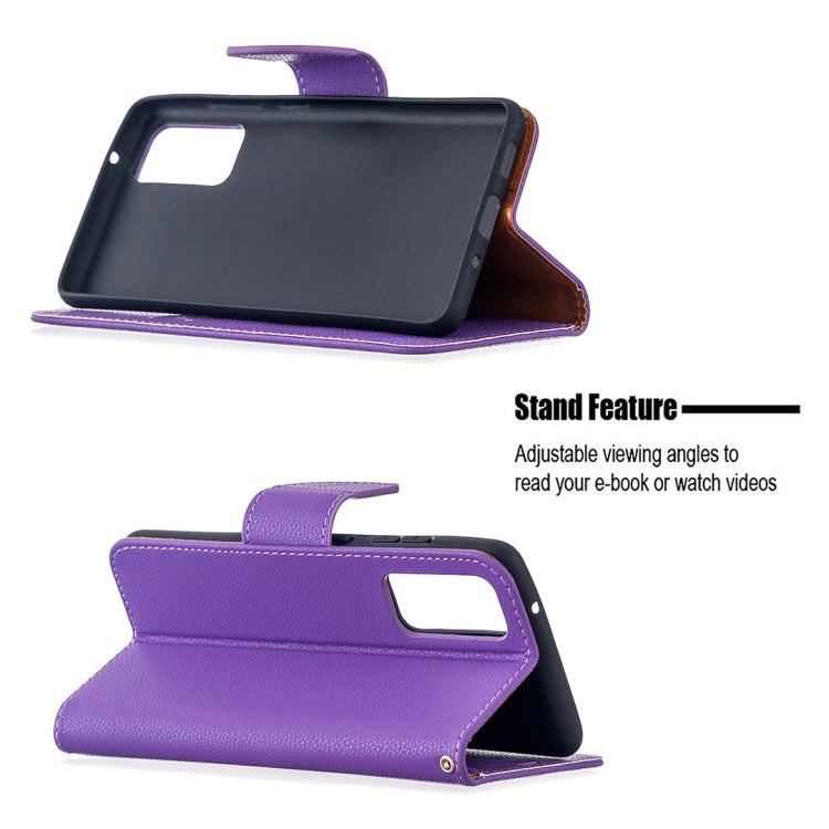 For Samsung Galaxy S20 FE 5G / S20 Lite Litchi Texture Pure Color Horizontal Flip PU Leather Case with Holder & Card Slots & Wallet & Lanyard
