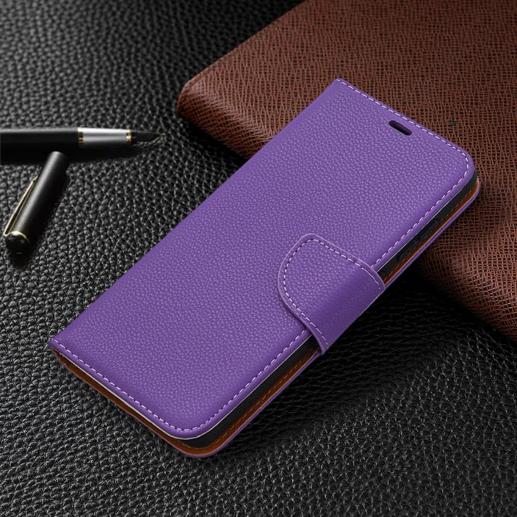 For Samsung Galaxy S20 FE 5G / S20 Lite Litchi Texture Pure Color Horizontal Flip PU Leather Case with Holder & Card Slots & Wallet & Lanyard